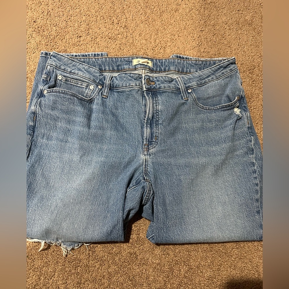 Madewell Blue Distressed Jeans size 20W